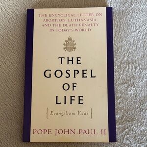The Gospel of Life by Pope John Paul II - Purple and White